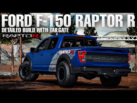 Realistic Ford F-150 Raptor R Detailed Build w Tailgate | Car Parking Multiplayer