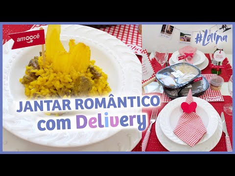 JANTAR ROMÂNTICO com comida Delivery | Conhecendo os pratos do Restaurante Pellegrino em BH | #Laína