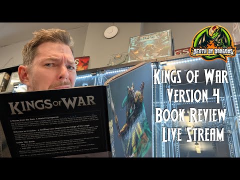Kings of War Version 4 Book Review livestream