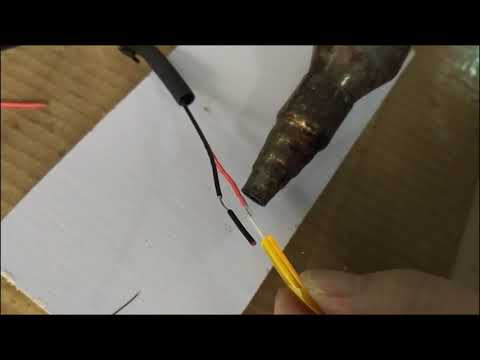Method of electronuminescent wire connection
