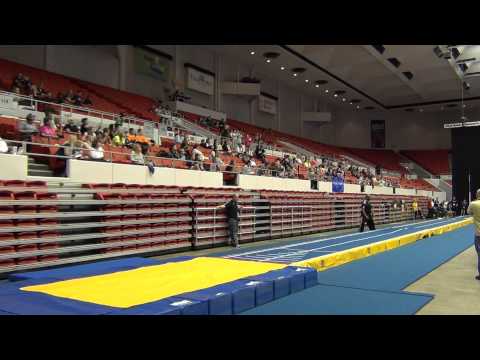Brittney Bernard - Pass 1 - Women's Tumbling Final - 2012 T&T Elite Challenge