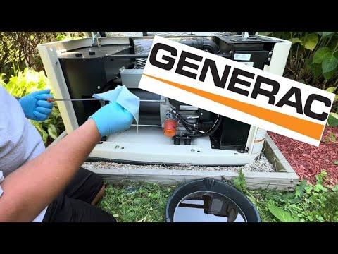 Generac Standby Whole Home Generator Oil and Filter Change: Maintenance A