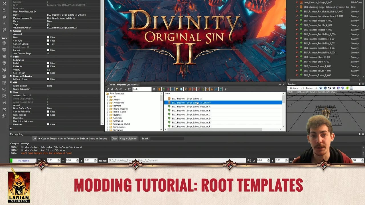 Divinity: Original Sin 2 - Modding Tutorials: Root Templates