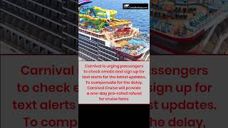 🚢 Carnival Sunshine Cruise Delayed After Weather Closes Norfolk Port | Refunds Announced