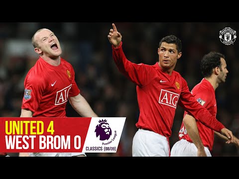 Premier League Classic | Rooney, Ronaldo, Berbatov & Nani punish West Brom | Man Utd 4-0 WBA (08/09)