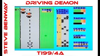 Driving Demon on Texas Instruments TI99/4a