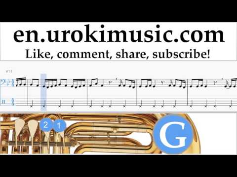 How to Play Tuba Felipe Pelaez feat. Maluma - Vivo Pensando En Ti Tabs um-i352