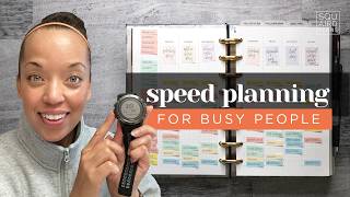 Planning Cheat Codes: Speed Planning for Paper Planners