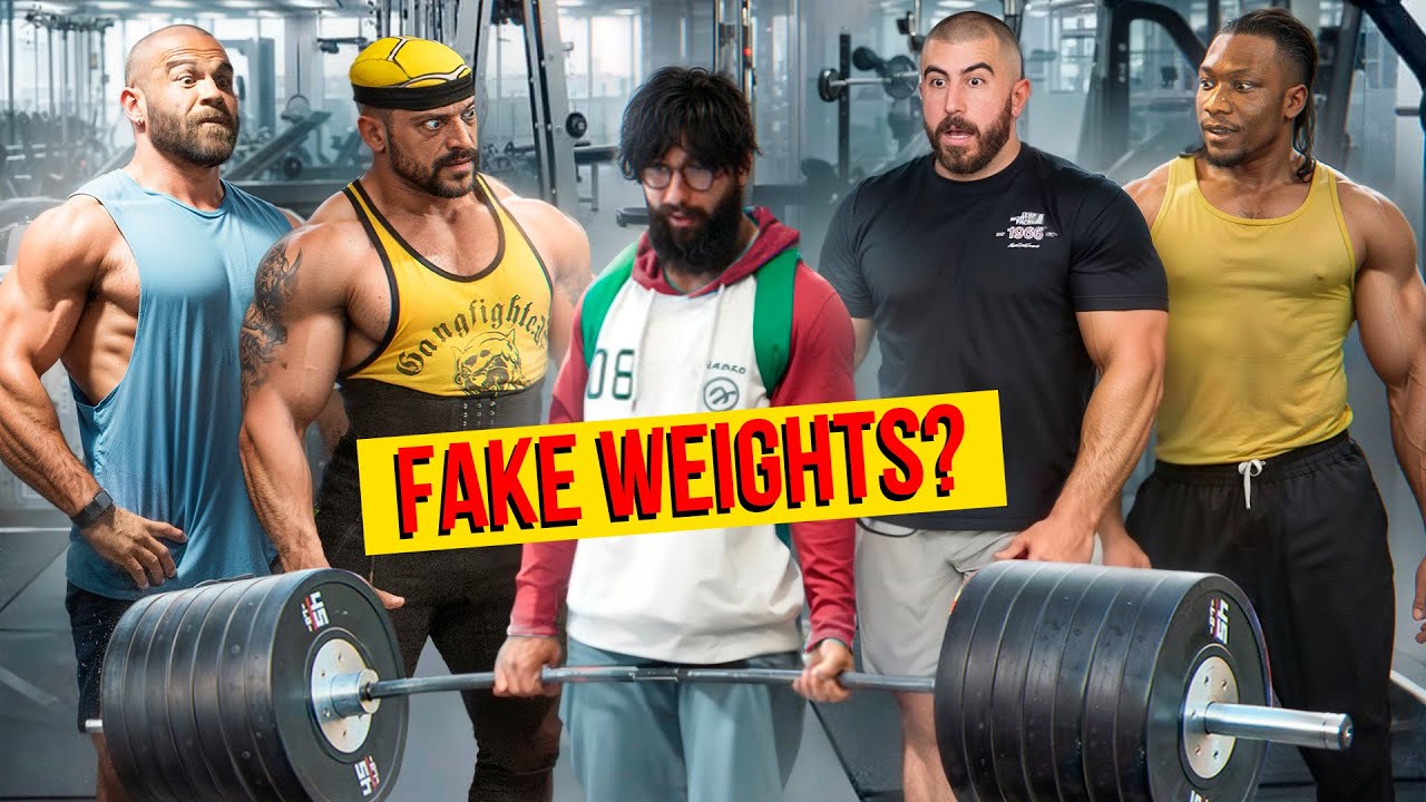 FAKE WEIGHTS in gym PRANK... | ANATOLY pretended to be a Beginner #13