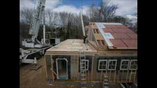 preview picture of video 'INTEGRATA architecture+construction  Modular Home Setup - Woods Hole, MA'