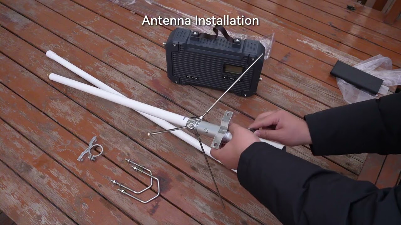 How to set up Retevis RT97L Portable Repeater?