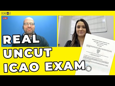 REAL UNCUT RECORDING OF ICAO EXAM - ENGLISH LANGUAGE PROFICIENCY TEST ICAO4U - certified icao exams