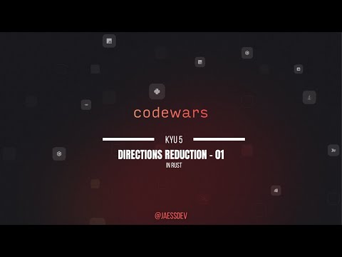 Rust Code Wars Kata Kyu5 Directions Reduction 01