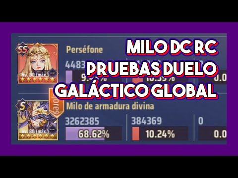 MILO DCRC en duelo galactico GLOBAL! - Poder destructivo y las energías no faltan SSKOTZ