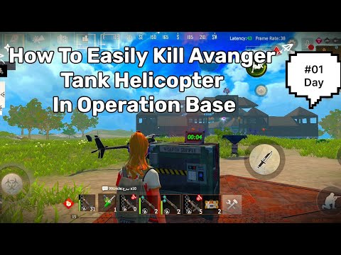 How To Easily Kill Avanger Tank Helicopter Tips And Tricks In Last Island Of Survival/Operation Base