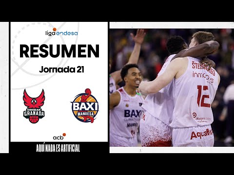 Coviran Granada - BAXI Manresa (93-94) RESUMEN | Liga Endesa 2023-24
