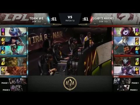 Gigabyte Marines vs Team WE (Highlights Day 5 Group Stage) MSI 2017