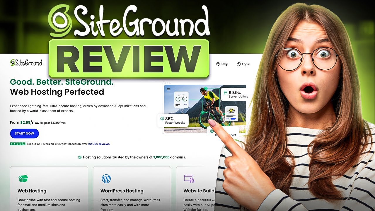 SiteGround Review (2026) 🔥 - Is it the Fastest Hosting for WordPress?!