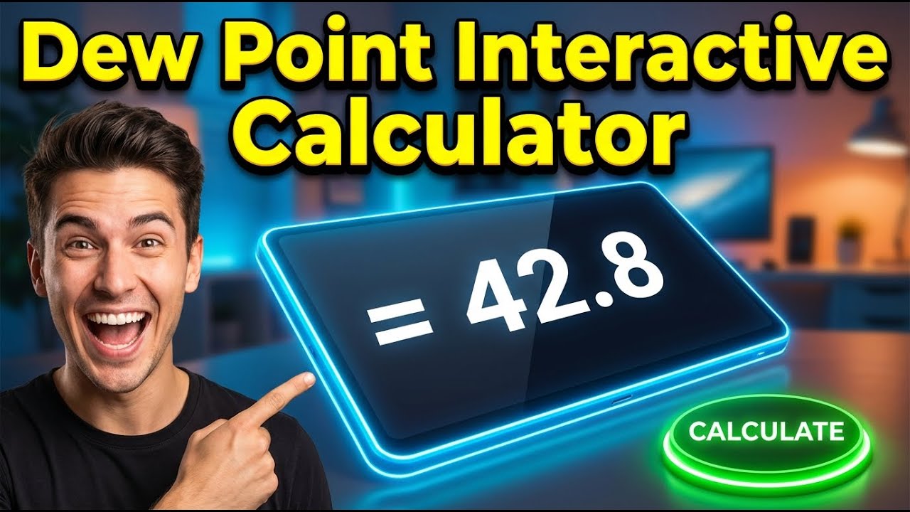 Dew Point Interactive Calculator