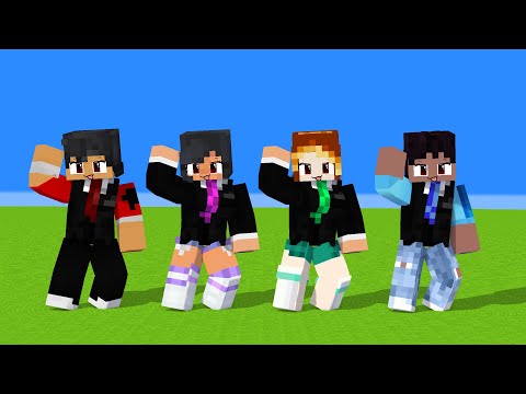 NEW SHUFFLE ME TOO FIRST MEET BODYGUARD APHMAU FRIENDS - MINECRAFT ANIMATION #shorts