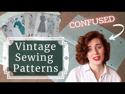 Demystifying Vintage Patterns - How to Use a Vintage Sewing Pattern