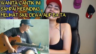 Download lagu Reaksi cewek cantik ini ke Alip_ba_ta | Elkasih kau tigakan cintaku | reaction alip ba ta mp3