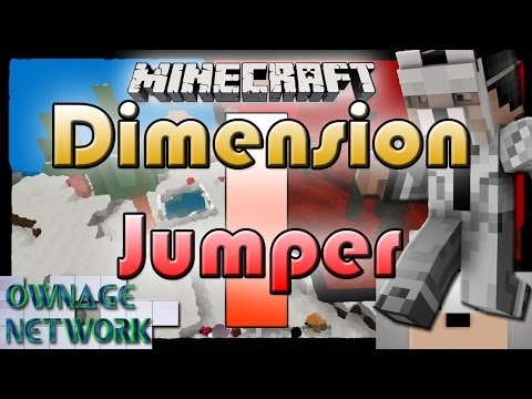 Minecraft - Dimension Jumper W/ Remix and Burn PART 1 - PUZZLE MAP!