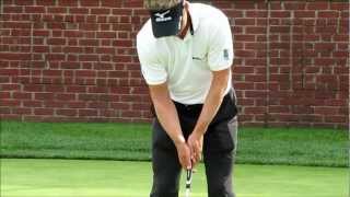 preview picture of video 'Luke Donald putting practice at Bethpage'