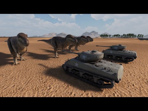 5,000 TANKS vs 100,000 T-REX | Ultimate Epic Battle Simulator 2
