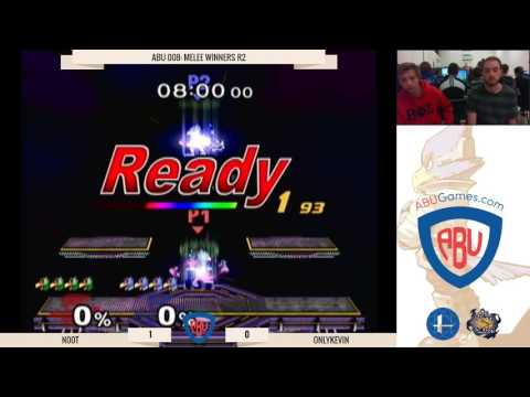 ABU Monthly 8: NOOT (Falco) Vs. Only Kevin (Falco) - Melee Winners Quarters