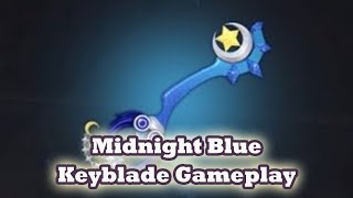 Kingdom Hearts 3 Midnight Blue Keyblade Gameplay