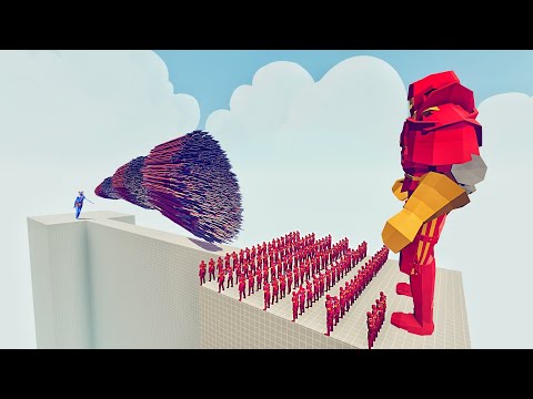 100x IRON MAN + HULKBUSTER vs EVERY GOD - Totally Accurate Battle Simulator TABS