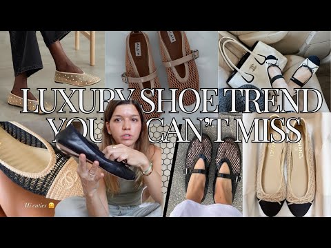 Luxury Ballet Flats Are Back: Chanel Mary Janes, Alaïa Fishnet & More
