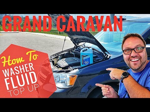 Dodge Grand Caravan Washer Fluid Top Up 2012 - 2020