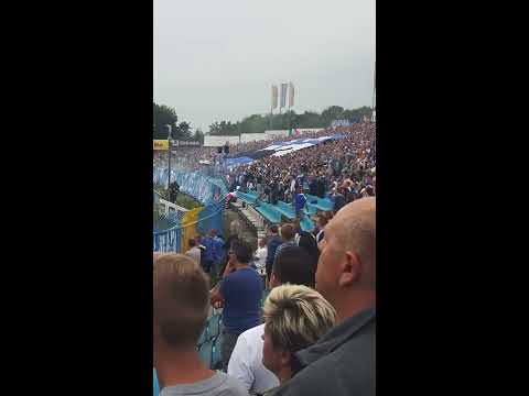 Derby Mazowsza Wiała Płock - Legia 20.08.2017 doping  kibiców Wisełki