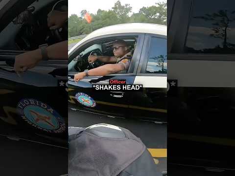 Biker Gets Shut Down by Rude Trooper