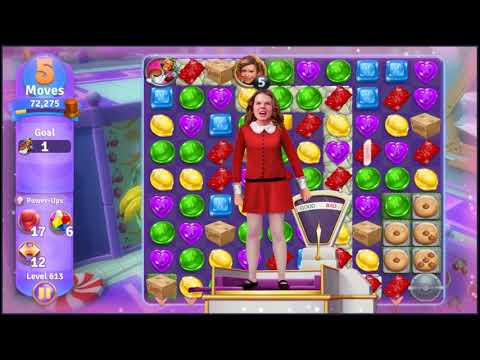 Wonka's World of Candy Level 613 - NO BOOSTERS + FULL STORY 🍫 | SKILLGAMING ✔️