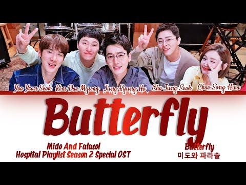 Mido And Falasol (미도와 파라솔) - Butterfly 버터플라이 (Drama Ver.) [슬기로운 의사생활 시즌2) Special OST Lyrics/가사