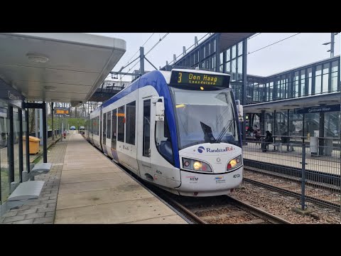 Tram 3 | Zoetermeer Centrum-West - Den Haag Loosduinen | HTM 4012 | lightrail | 2025