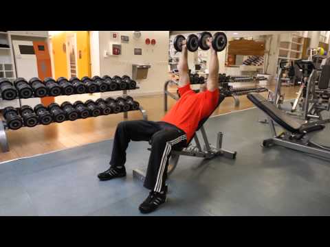 Incline Dumbbell Bench Press - Chest Exercise for Gym