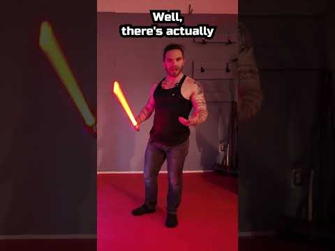 Is a Lightsaber 1 or 2 handed? #sword #lightsaber #starwars