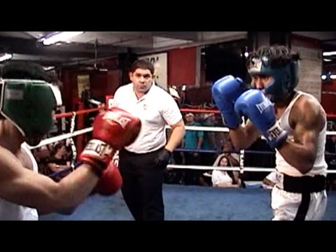 KEVIN GUERRERO / ALEX TORRES : BOXING @ GLEASONS GYM : 152 lb novice : 3 rounds