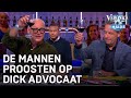 De mannen proosten op verjaardag Dick Advocaat: 'Dick krijgt klein glaasje' | VERONICA INSIDE
