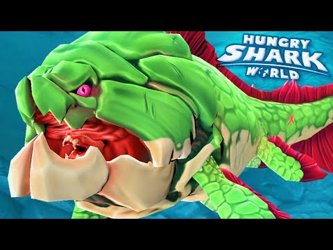 Hungry shark world - New Big Momma shark unlock? Full max upgrade gameplay