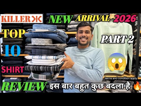 KILLER NEW ARRIVAL SHIRT REVIEW 2026 || TOP 10 KILLER SHIRT 🔥🔥
