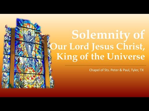 Click to Watch the Celebrate Sunday Mass - The Feast of Christ the King - 11.22.20	 video