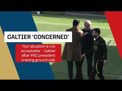 Christophe Galtier "concerned" after PSG president visit