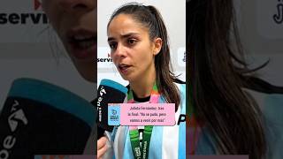 Julieta Fernández, tras la final: "No se pudo, pero vamos a venir por más"