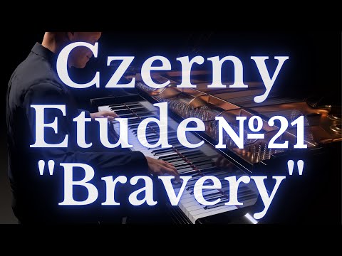 Czerny - Etude ''Bravery'' Op.692 №21 Animated by AI [Concert Creator RTX]