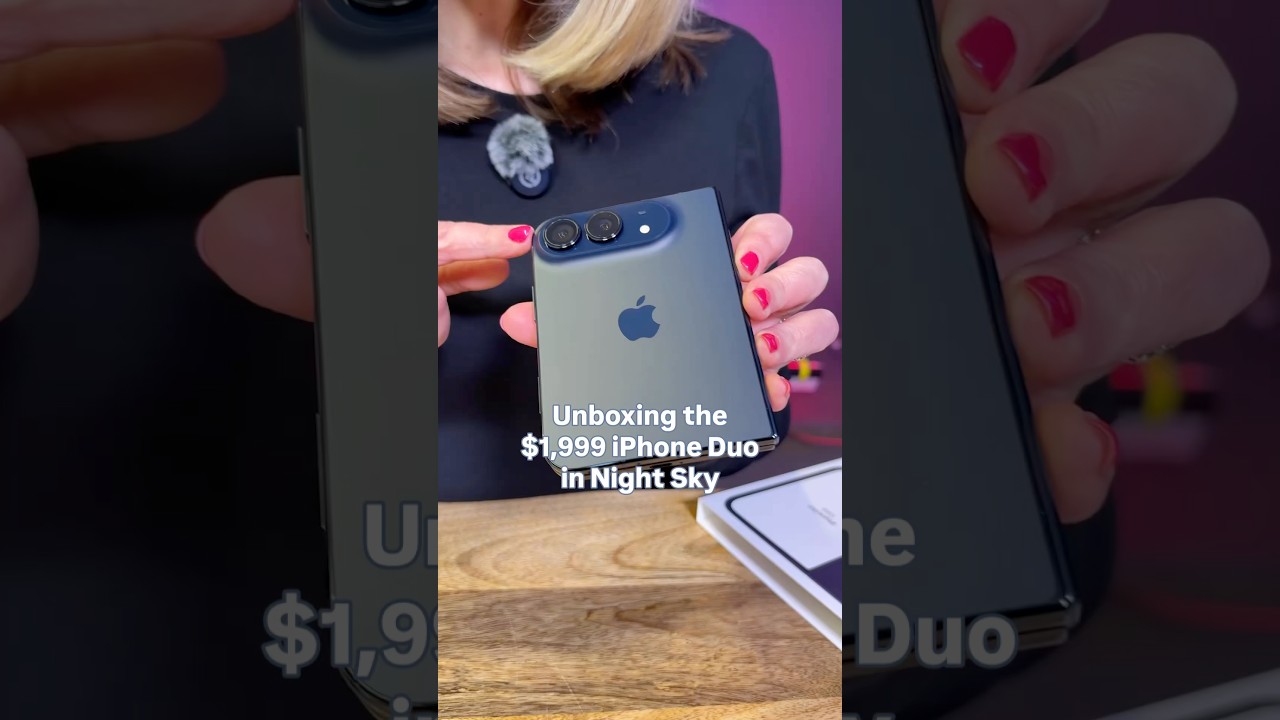 Unboxing Apple’s iPhone Duo in Night Sky